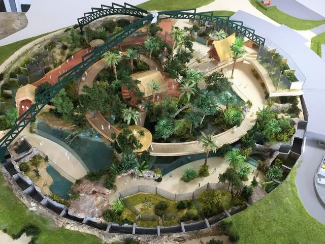Zoo de Beauval Dôme Équatorial maquette