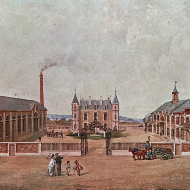 Pontlevoy, village natal d'Auguste Poulain, créateur de la chocolaterie Poulain